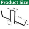 Adnee Set of 4 Double Sided Planter Box Brackets-Adjustable Window