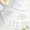 Slyitokbhr Thank You cards for Funeral with Envelopes Message Inside