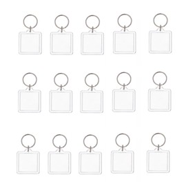 WOXXIY Keychains with DIY Chain Jump Rings, DIY Jewelry Accessoies Set Keychain Rings Kit Findings Bulk for Keychain Making Supplie DIY Crafts