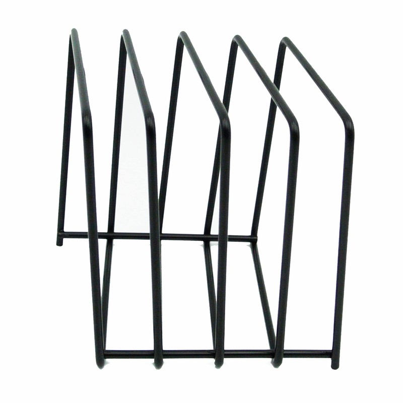 L-Premium Vinyl Record LP Storage Rack - Black