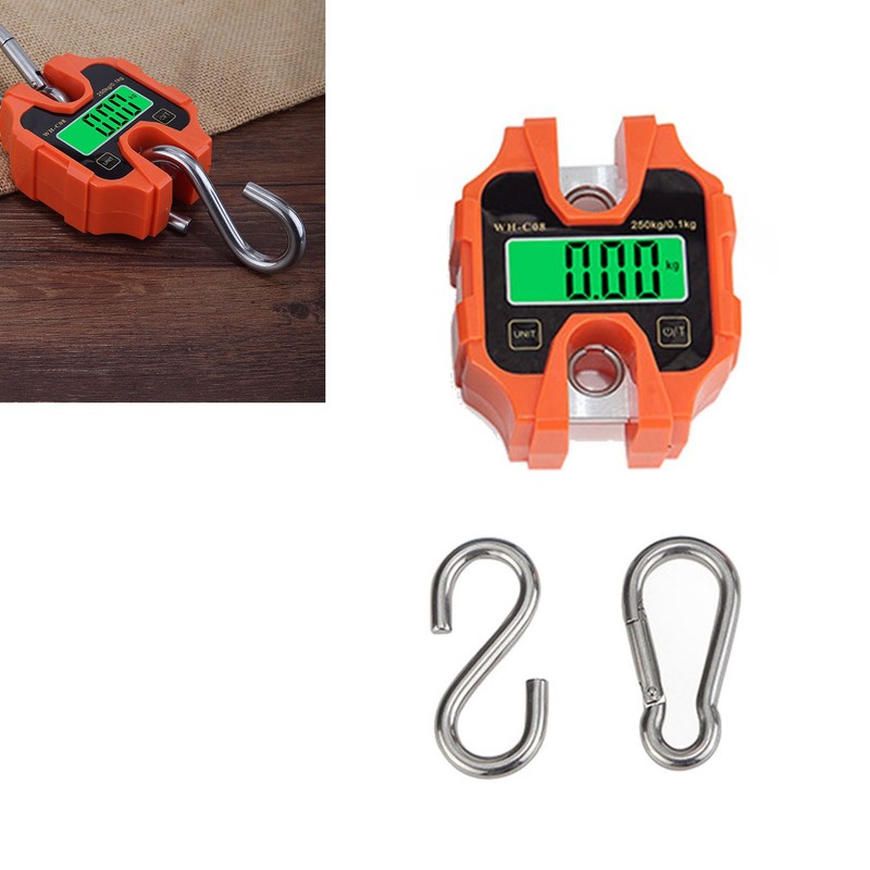 Hanging Scale LCD Display Crane Scale Waterproof Weighing Tool for