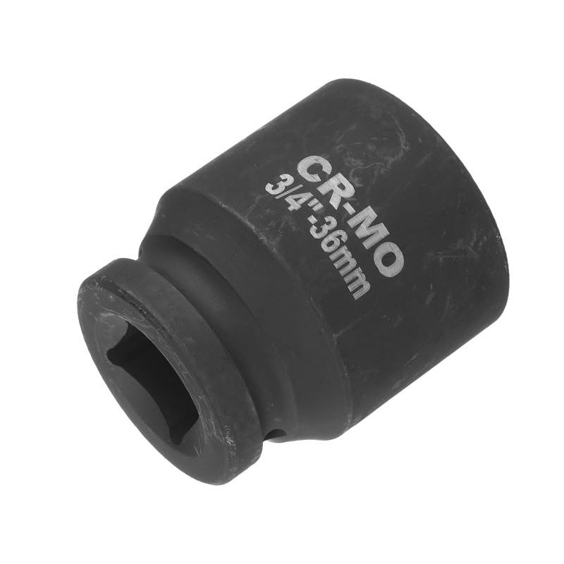 sourcing map 3/4-Inch Drive 12 Point Impact Socket 36mm Metric