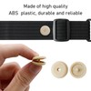 Sylvil 10 Sets Seat Belt Button Stop, Plastic Seat Belt