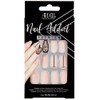 Ardell Nail Addict Premium Artificial Nail Set, Blush Geometric Crystals