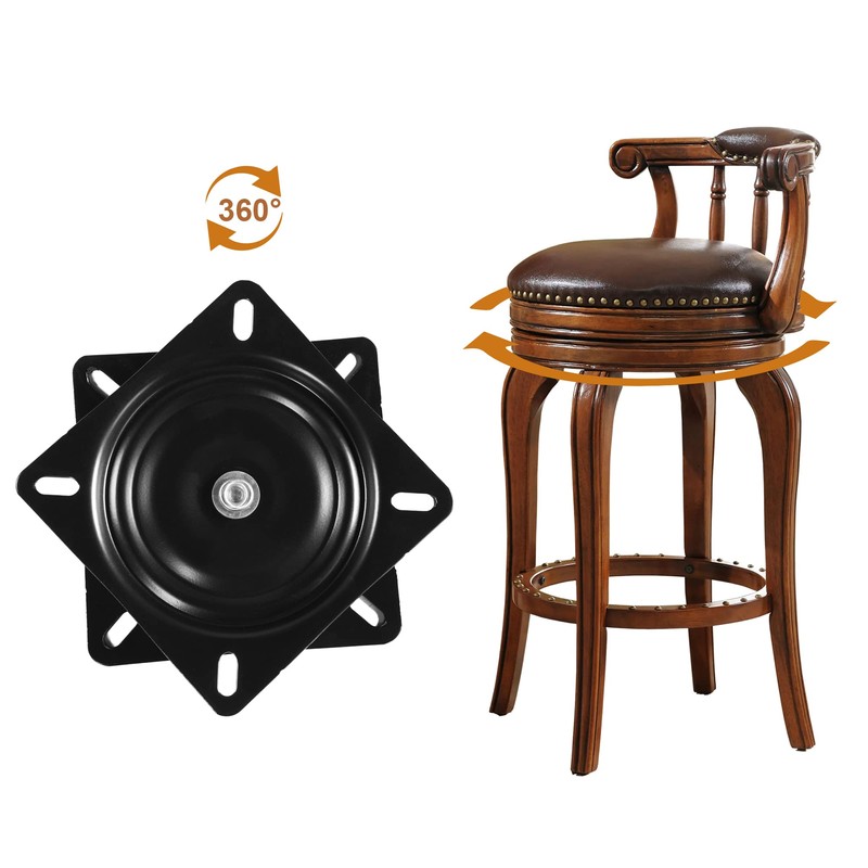 Frassie 2 Pack 8 Inch Bar Stool Chair Swivel Plate