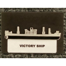 VICTORY SHIP Enamel Lapel Pin - Merchant Marine - Naval Armed Guard