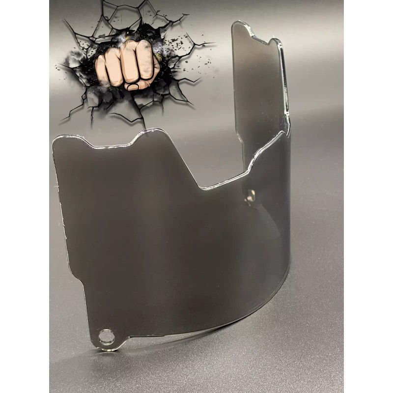 Riddell Clear Smoke Full Size Helmet Visor Replica/Speed/