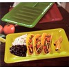 Set of Three Taco Holder Stand Up Divider Plates Multi