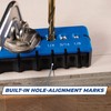 Kreg Portable Drilling Guide - 6 Hardened Drill Guides for