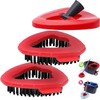 Pack of 2 Scrubbing Brushes & 1 Spin Mop Head