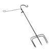 CAXUSD 1 Set Shepherd Hook Flagpole Lawn Exterior Outdoor Shepherds