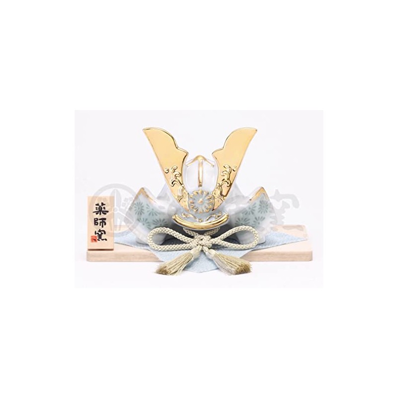 Yakushi Kiln Dye-e Shusai Helmet (White Indigo)