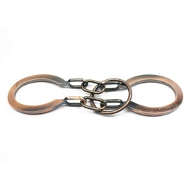 MAGIKON Traditional Brain Teaser, Classical Metal Horseshoe Puzzle (Bronze, Normal)