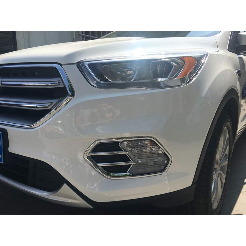 Car Front Fog Light Lamp Cover Trim For Ford Escape
