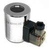 Solenoid Valve Coil with 3 Prong DIN Connector, Compatible with