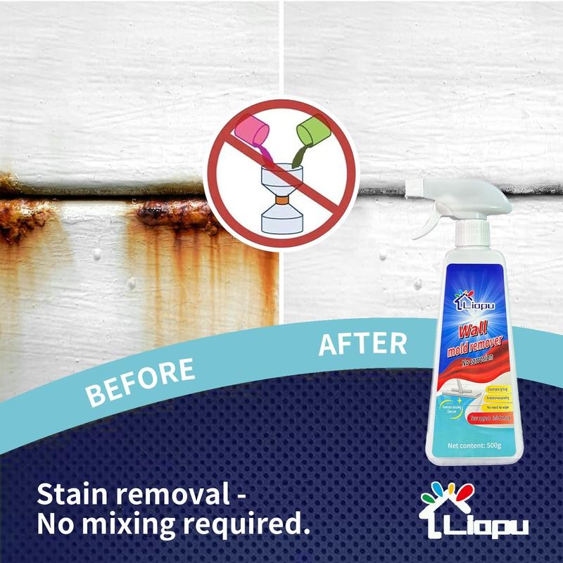 Liapu Highly Instant Mold and MildewStain Remover Spray&Wall Stain Remover