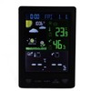 Weather Stations Wireless Indoor Outdoor Color Display Black 3 Channels