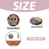 Craftdady 10pcs 25mm Assorted Skull Patterns Glass Cabochons Flatback Half
