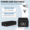 Davuaz 2.5G PoE Injector, 90w Power Supply, PoE Power IEEE