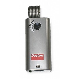 Dayton Line Volt Mechanical Tstat for Heat and Cool, 24 to 600VAC