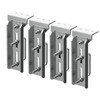 JNDO 8" Boat Trailer Bunk Brackets 4 Pcs Swivel Top
