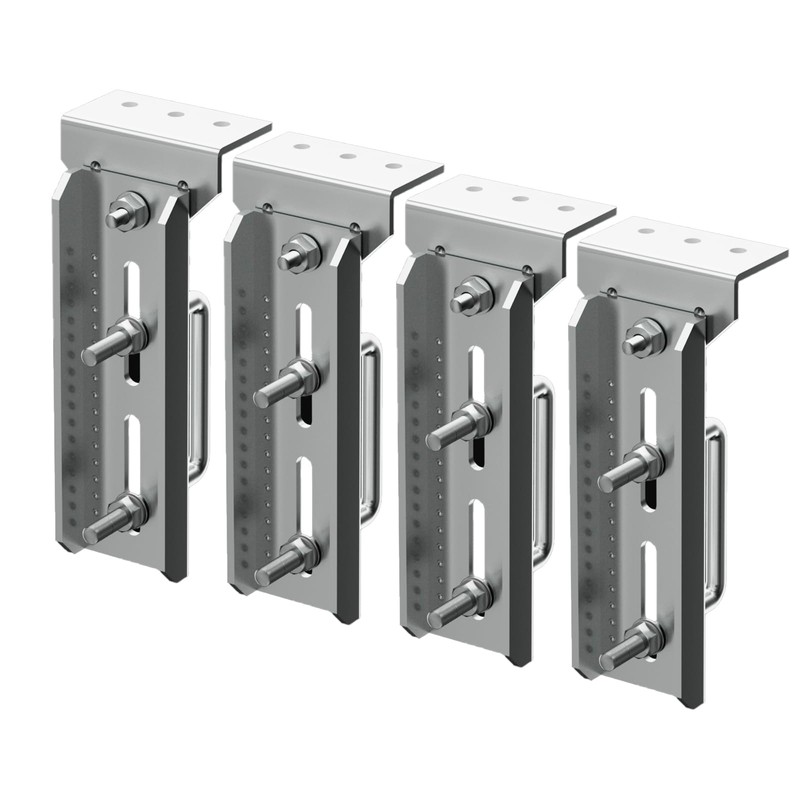 JNDO 8" Boat Trailer Bunk Brackets 4 Pcs Swivel Top