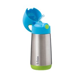 b.box Insulated Drink Bottle | 12oz | Insulating Double Wall Stainless Steel | Keeps Cold up to 8 Hours, Keep Warm 6 Hours | Color: Ocean Breeze, Blue