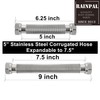 RAINPAL RBLSS5 Stainless Steel Rain Barrel Linking Kit (Two Stainless