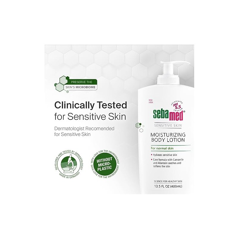 Sebamed Moisturizing Lotion with Pump pH 5.5 for Sensitive Skin