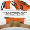 bvya Tactical Molle Sunglasses Case Anti-Shock Semi-hard Clamshell Extra Large