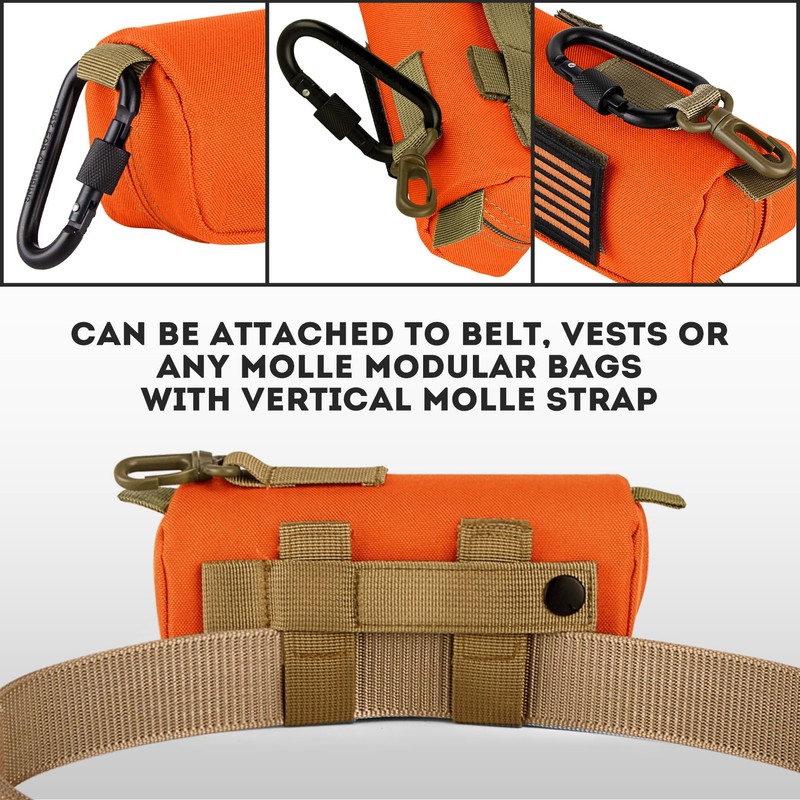 bvya Tactical Molle Sunglasses Case Anti-Shock Semi-hard Clamshell Extra Large