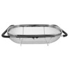 Makerstep Over the Sink Colander Strainer Basket Stainless Steel, For