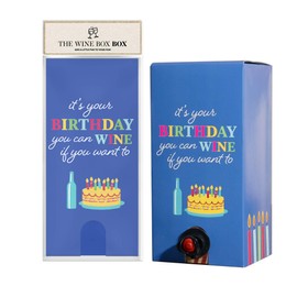 Wine If You Want - Funda para caja de vino, diseño inteligente para vino en caja, fundas de caja fresca para todas las ocasiones, ligera, portátil, cubierta decorativa para caja – WineBox