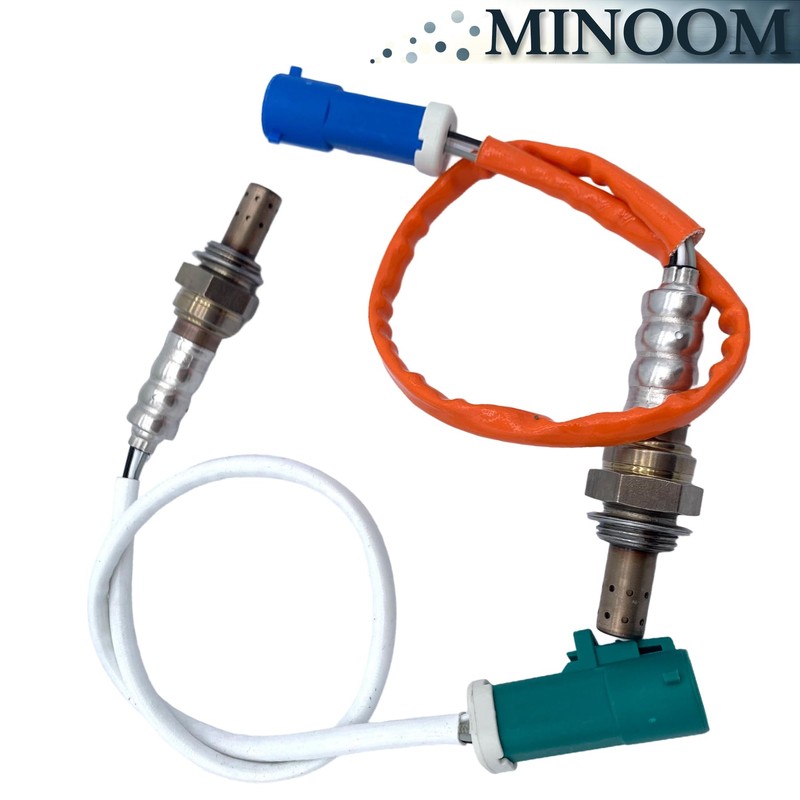 MINOOM 2PCS 234-4493 234-4555 Upstream Downstream Oxygen O2 Sensor Replacement