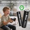 BONAI Rechargeable AA Batteries with Smart Charger Kit: 8 Pack
