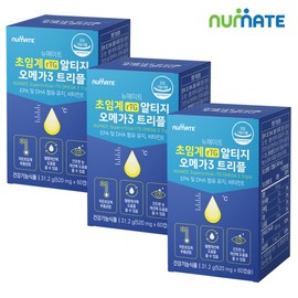 Newmate Supercritical Alti-G Omega-3 Triple (3 boxes/3-month supply) / 뉴메이트 초임계 알티지 오메가3 트리플 (3박스3개월분)