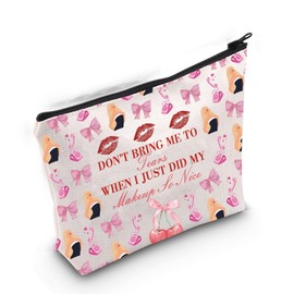 Sabr-Rina Makeup Bag Don't Bring Me to Tears Tour 90s Music Fans Concert Bag Album Merch (Don't Bring me tears Makeup Bag 3uk)