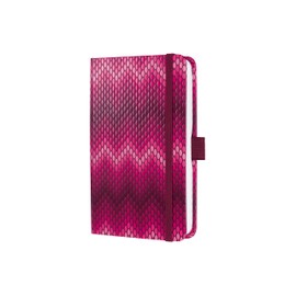 Sigel JN3 Jolie Notebook, approx. A6, lined, hardcover, Watercolour Effect and Gloss