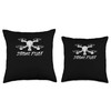 Awesome RC Drones Camera Drone Pilot Quadcopter Grunge Throw Pillow