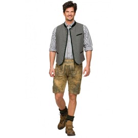 Stockerpoint Alonso Men's Costume Vest, Grey Forest