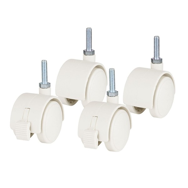 Doshisha LL19-CS4P Luminous Rack, Steel Rack Parts, Large Nylon Caster