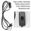 4 Pieces Cable with Switch, 3 m Connection Cable with