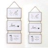 Triple Hanging Picture Frame,vertical collage picture frames,Rustic Wood Picture Frames
