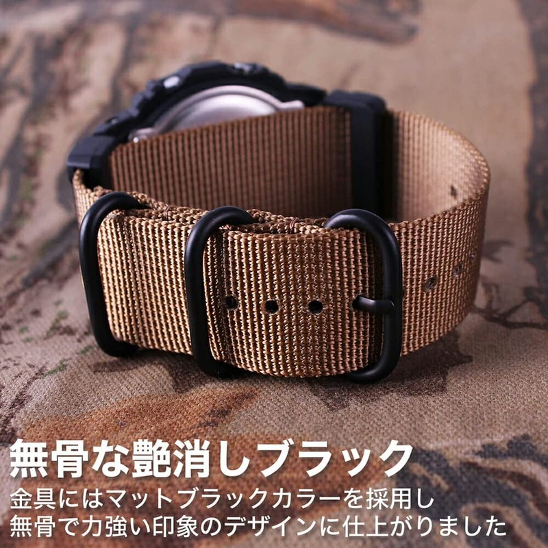 MOD ZULU NYLON STRAP 22mm 24mm Width NATO Type Watch