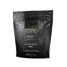 Créé Rapid Hair Bleach Charcoal - Dust-free Bleach Powder with Plex Technology - Achieves up to 9 Whitening Tones, Neutralises Orange and Yellow 500g