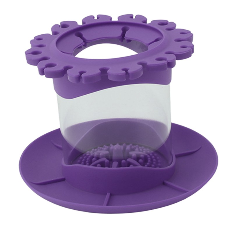 Makeup Brush Cleaner Round Detachable Brush Scrubber Board Cleaner Multifunctional