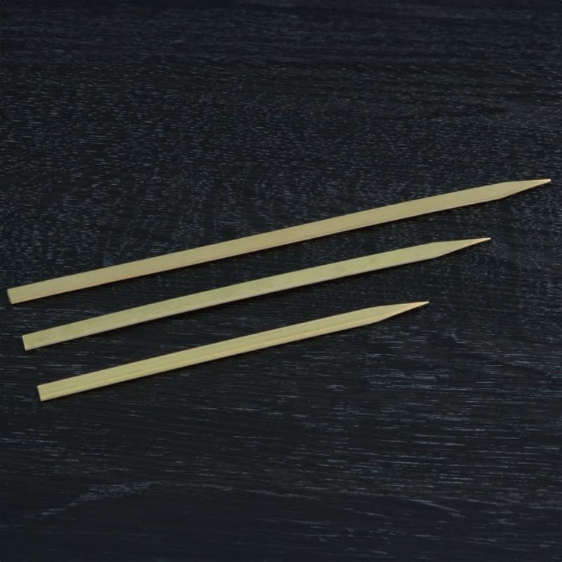 Yamasita Craft Flat Skewers, 9.4 inches (24 cm), Pack of