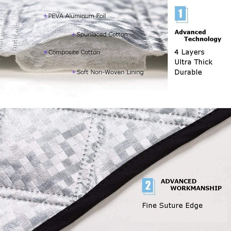 Car Windshield Cover, Heavy Duty Ultra Thick Protective Windscreen Cover