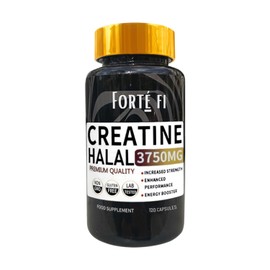 Halal Creatine Capsules | High Purity Supplement for Muscle Strength & Recovery | Halal Certified Creatine Nutritional Supplement | 120 Vegan Tablets