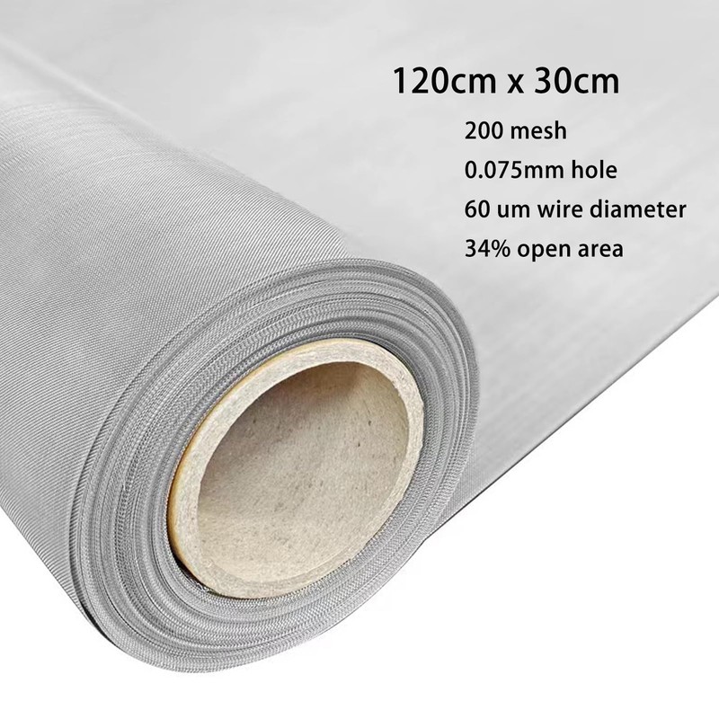 304 Stainless Steel Wire Mesh Stainless Steel Mesh 200 Mesh
